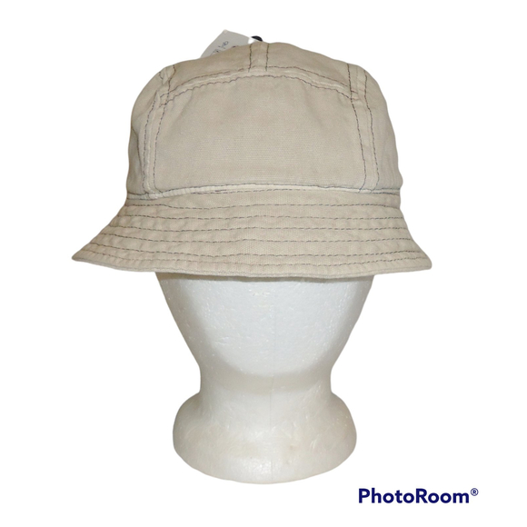 Zara Accessories - NEW Womens Medium ZARA Bucket Hat Beige Taupe Tan Fashionable Cotton Canvas TAGS